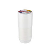 Plastic White Bowl 225ml With Lid 25 Pieces - hotpackwebstore.com - White Bowls